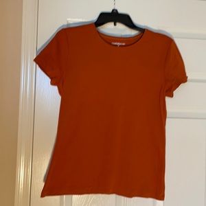 Rust colored Croft & Barrow shirt